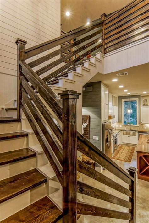 Graceful Rustic Stairway Design Ideas That You Will Love When You Look