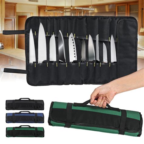 3 Color Choice Chef Knife Bag Roll Bag Carry Case Bag Kitchen Cooking