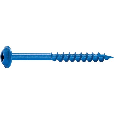 Kreg® 8 Coarse Thread Washer Head Blue Kote Pocket Hole Screws