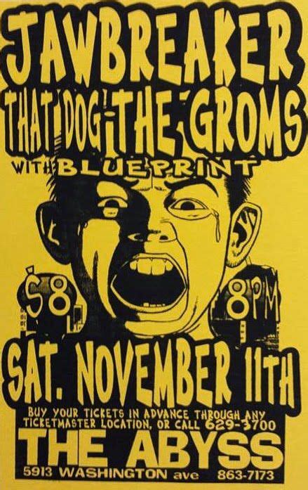 Jawbreaker Band Posters Rock Posters Music Flyer