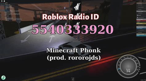 Minecraft Phonk Prod Rororojds Roblox Radio Codesids Youtube