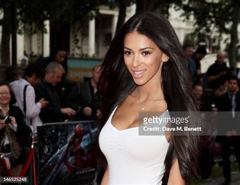 Georgia Salpa Arrives At The Uk Premiere Of The Amazing Spider Man