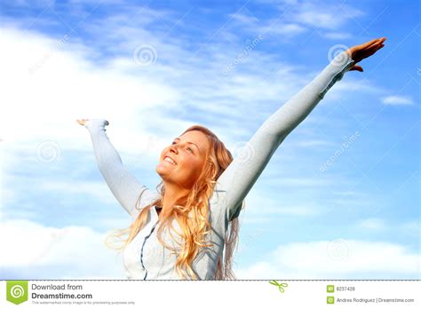 Freedom woman stock photo. Image of person, cheerful, successful - 8237428