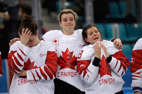 what the canadian women s hockey team had to say after its shootout loss to the us