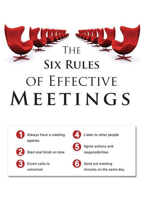 learn the six rules of an effective meeting for more information on our services for business