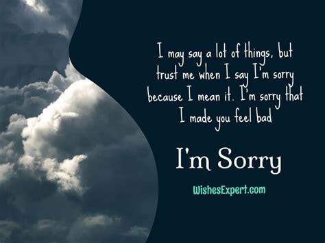 60 I’m Sorry Quotes And Messages For Perfect Apology