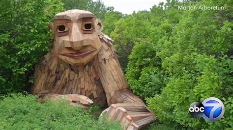 Giant Trolls Take Over Morton Arboretum Youtube
