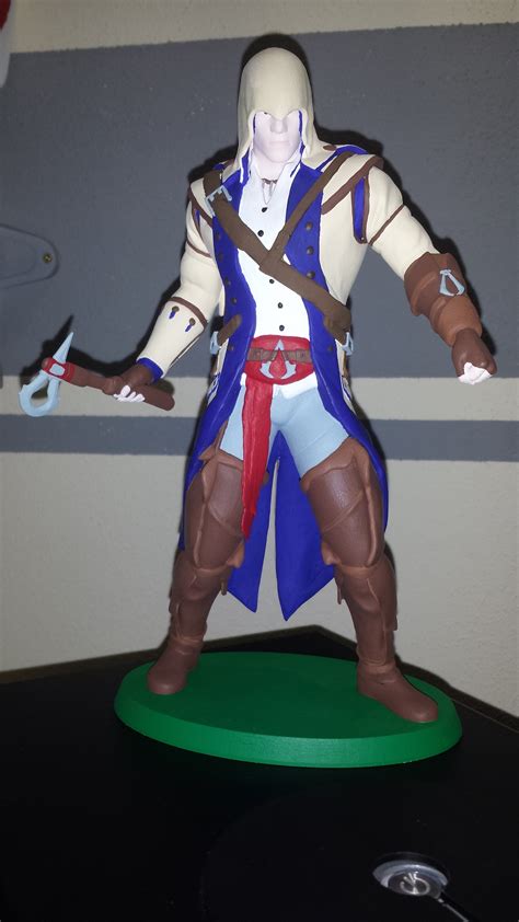 3D Printable Assassins Creed 3 Connor Kenway Figure By Mik