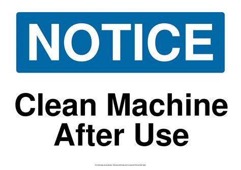 Cleaning Signs Poster Template