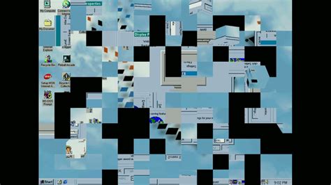 Windows 98 Plus Cityscape Screensaver Youtube