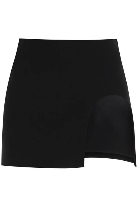 Monot Mini Skirt In Crepe Editorialist