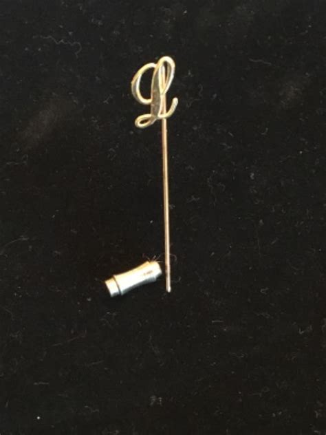 14k Gold Stick Pin L Lot 1632