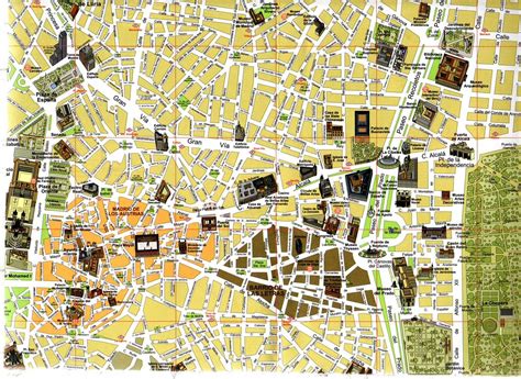 Mappe Guida Di Madrid
