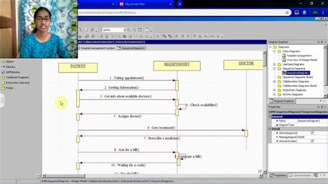 Sequence Diagram For Hospital Management System Youtube