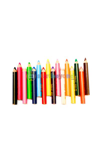 Doms Mega Triangle Colour Pencils 16 Shades