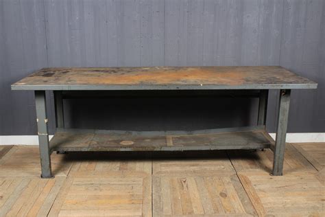 Lot Large Industrial Work Table