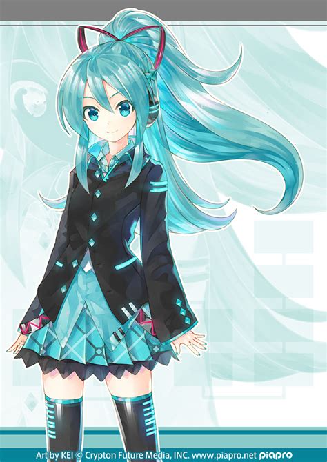 Kei Keigarou Hatsune Miku Hatsune Miku If Crypton Future Media Piapro Vocaloid Striped