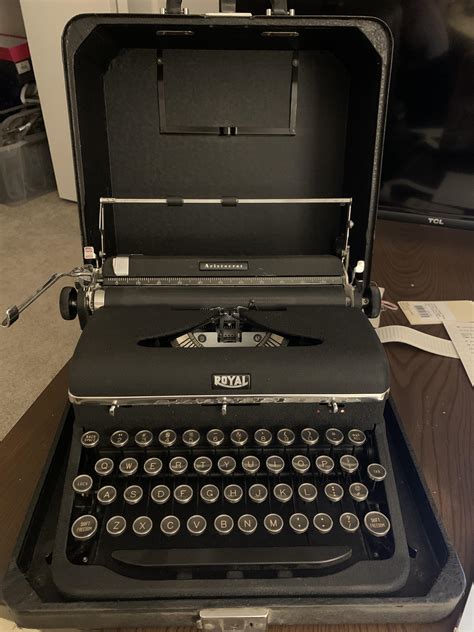 My First Typewriter A Gorgeous 1940 Royal Aristocrat Needed Something