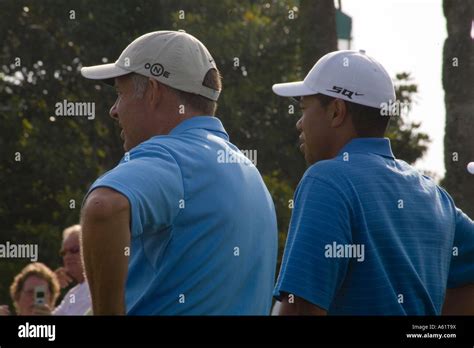 Tiger Woods And Steve Williams Caddy Stock Photo Alamy