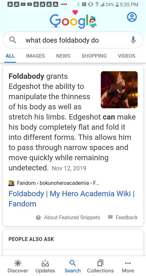 What The Quirk Foldabody Does So You Are Not Confused My Hero