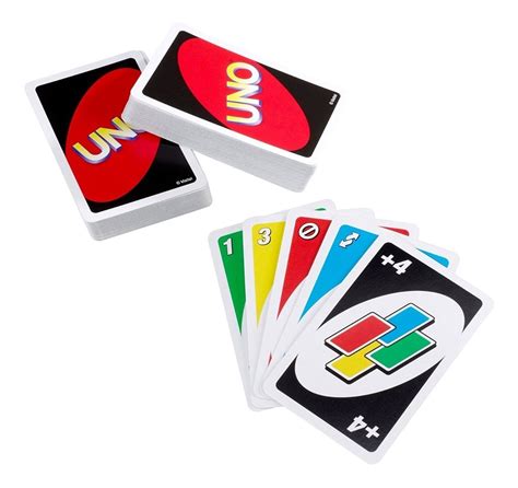 Hay tres tipos de cartas: Cartas Juego Uno Original Mattel Juego De Mesa Clasico ...