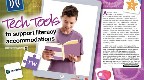 Tech Tools To Support Literacy Accommodations Parenting Special Needs