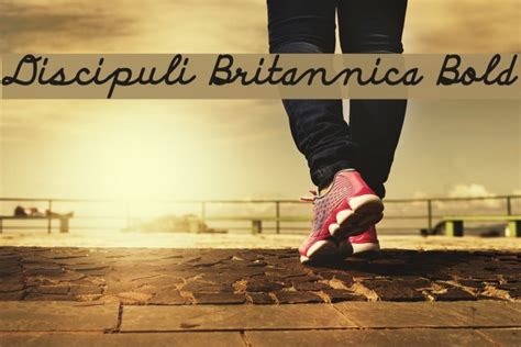 Discipuli Britannica Bold Font