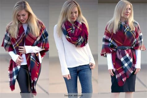 how to wear a blanket scarf 7 ways to wear