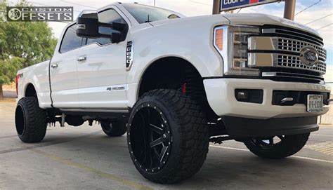 2017 Ford F 250 Super Duty With 24x16 100 Fuel Maverick And 37135r24