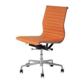 This chair meets or exceeds industry standards for safety and durability, and is backed by the essentials by ofm. Tan Leather Office Chair - Replica Eames Group - Low Back ...