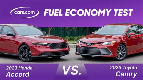 2023 Honda Accord Hybrid Vs 2023 Toyota Camry Hybrid Mpg Challenge