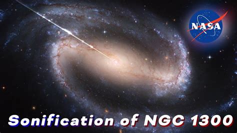 Sonification Of Majestic Spiral Galaxy Ngc 1300 Youtube