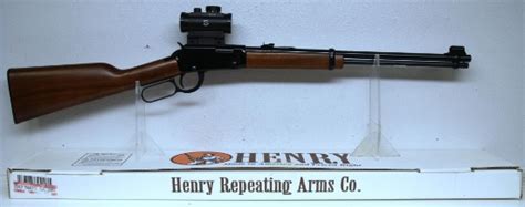 Henry Model H001 22 Lr Lever Action Rifle Wbsa Red Dot Scope