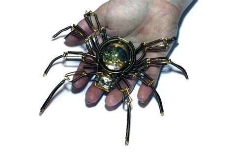Steampunk Mechanical Watch Spider Sculpture By Catherinetterings On