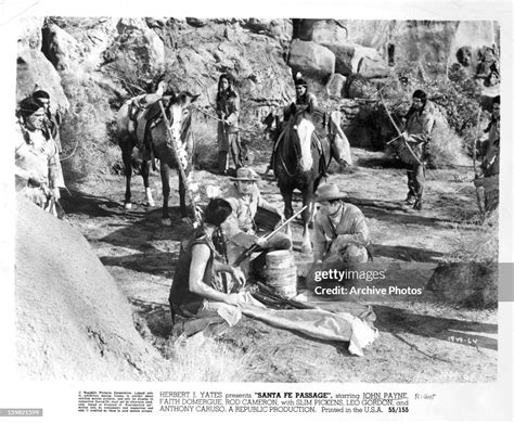 John Payne In A Scene From The Film Santa Fe Passage 1955 News
