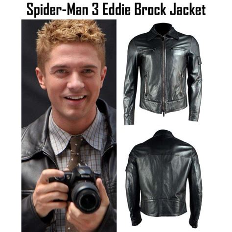 Spider 3 Topher Grace Jacket Leather Hleather Jackets