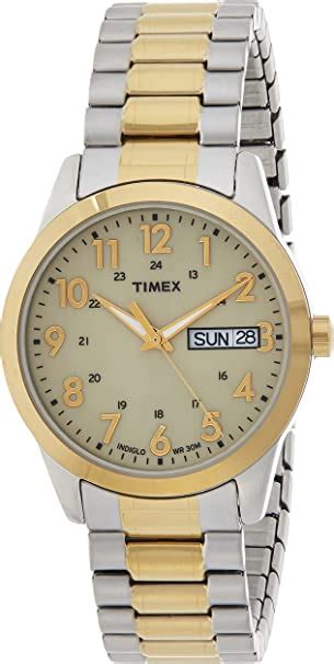 Timex Mens T2m935 South Street Sport Two Tone Stainless