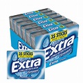 EXTRA Gum Peppermint Sugarfree Chewing Gum Mega Pack, 35 Sticks (Pack ...