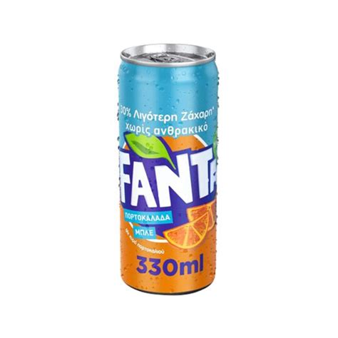 Fanta Non Carbonated Orange 330ml Can — Albatross Market Λαύριο
