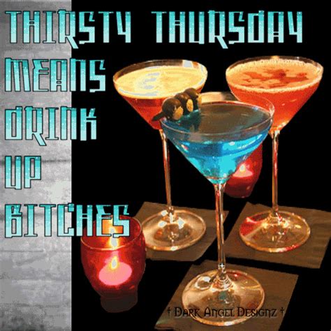 Thirsty Thursday Thirsty Thursday Martini Glass Martini