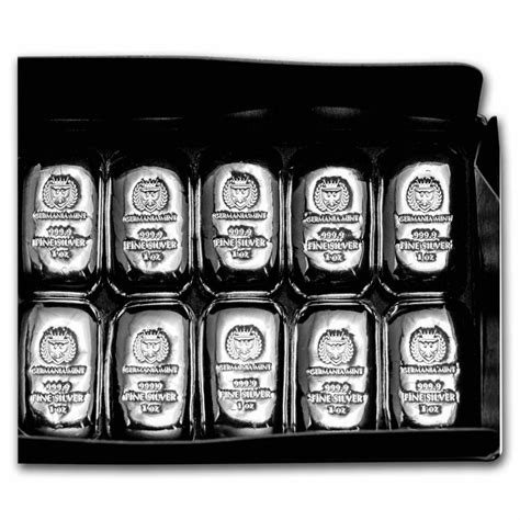 Buy 20 X 1 Oz Silver Bar Germania Mint Serialized Apmex