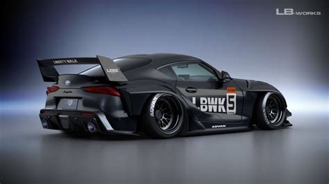 Random technologies makes good high flow cats. This Is Liberty Walk's £15,000 'A90' Toyota Supra Widebody Conversion Kit