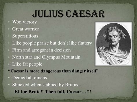 Brutus Julius Caesar Character Traits - "Julius Caesar Characteristics"