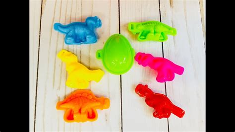 3d Play Doh Rainbow Dinosaurs Fun Toys For Young Kids Youtube