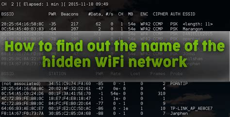 How To Find The Name Of The Wifi Hidden Network Kalitut