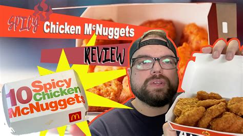 New Mcdonalds Spicy Chicken Nuggets Taste Test Whothefisjc
