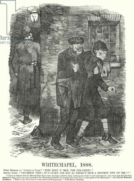 Image Of Punch Cartoon Whitechapel 1888 The Time Of The Jack By Tenniel John 1820 1914
