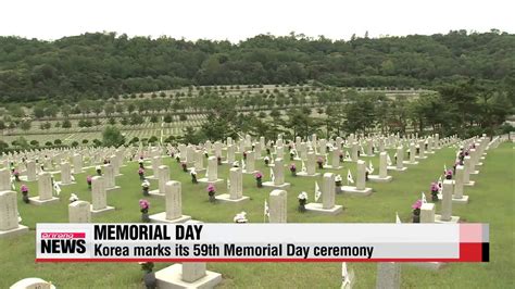 Memorial Day Ceremony In Korea Youtube