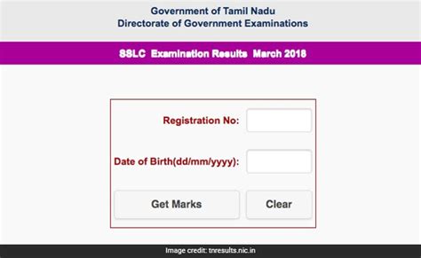 Tn Sslc 10th Result 2018 Declared Available Online At Tnresultsnic