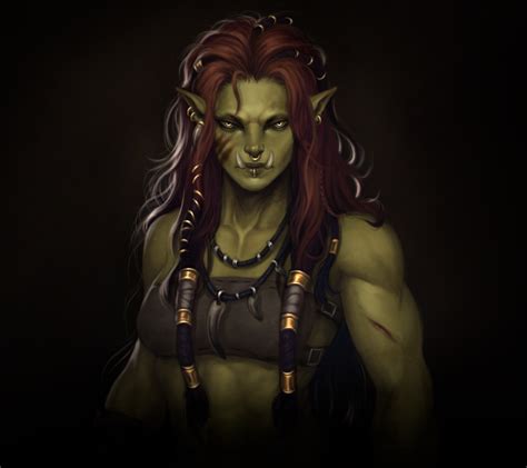 Orc And Half Orc Dandd Character Dump Half Orc Female Female Orc Half Orc